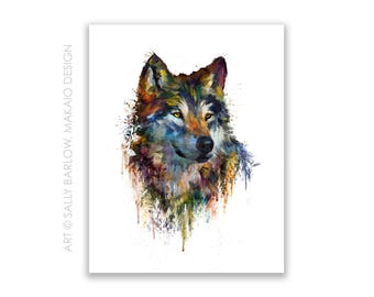 Art Print ~ Untamed Terrain Sopris Mtn. Wolf