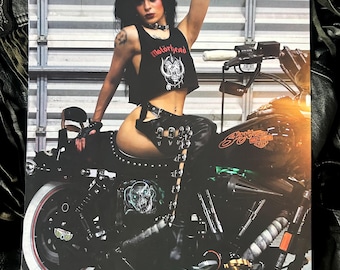 Motörbabe 80’ Plakat z podpisem