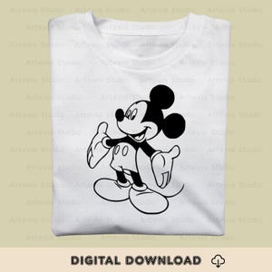 Retro Mickey Mouse Png, Mickey Png, Mouse Png, Kids Shirt Png Design, Checkered Png, Birthday T Shirt Png, Little Boy Png, Funny Mickey Png image 3