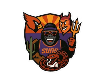 AZ Sports | Kiss-cut vinyl sticker
