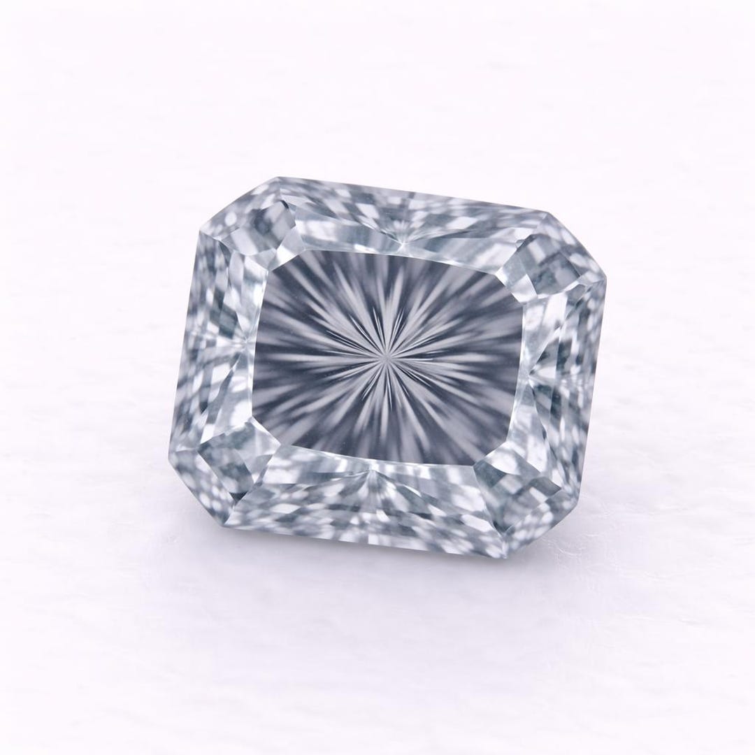 Radiant Shape Grey Diamond – 2.00 Ct Fancy, Rare Loose Gemstone - Etsy