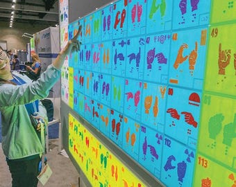 3D Printed Accessible Periodic Table Display