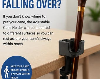 Adjustable Cane Holder