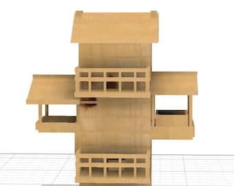 Acorn Lodge Squirrel House | Tree-Mounted Backyard Habitat, Weatherproof Shelter