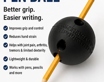 Balgreep pen: adaptief schrijfhulpmiddel voor comfort en toegankelijkheid
