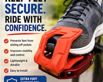 Toe Clips for Bicycles- Adaptive Cycling (Pair)