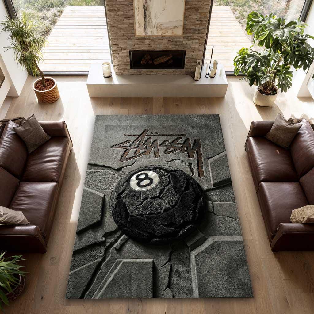 Stussy 8 Ball Rug - Etsy
