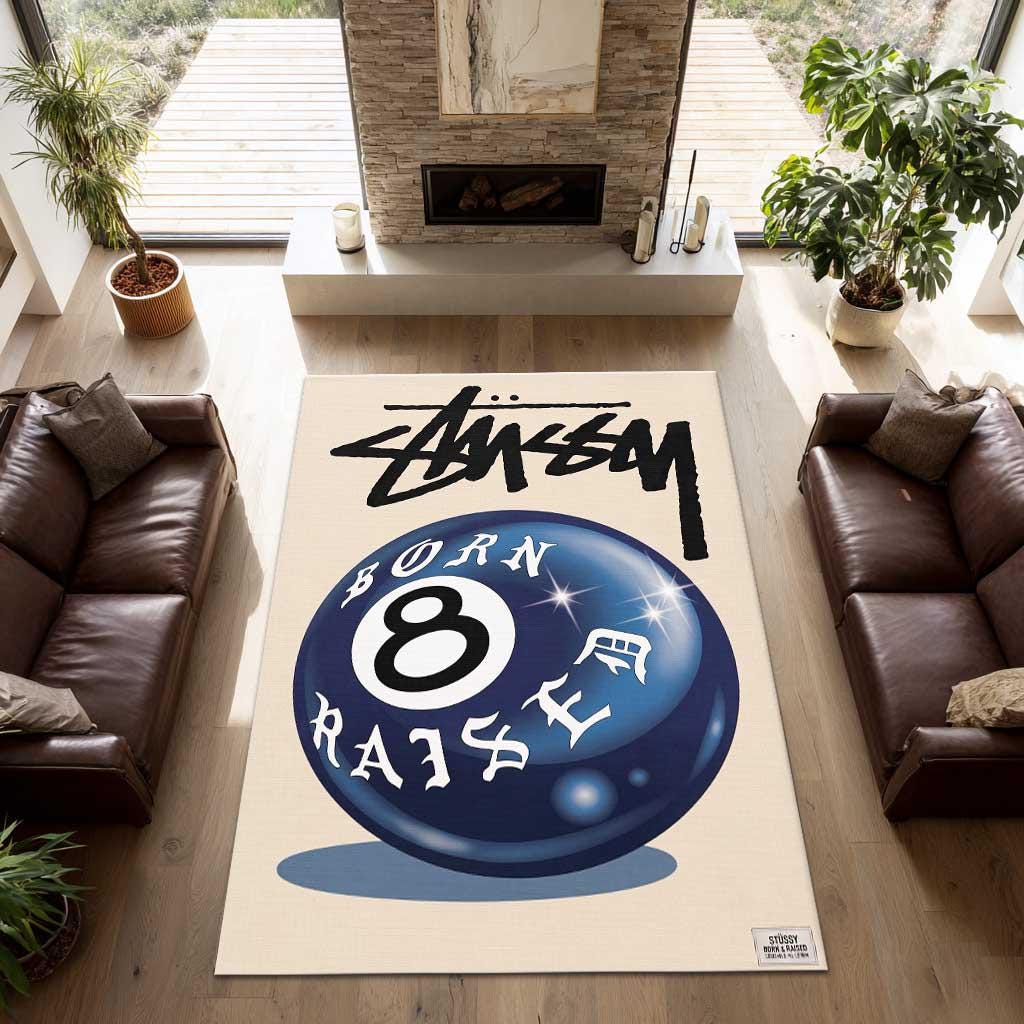Stussy 8 Ball Rug - Etsy Norway
