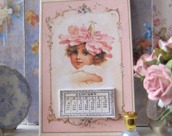 PDF - Victorian Calendar for Dollhouse Miniature