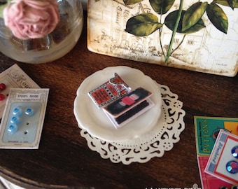 Vintage Sewing Needle Cases for Dollhouse Miniatures