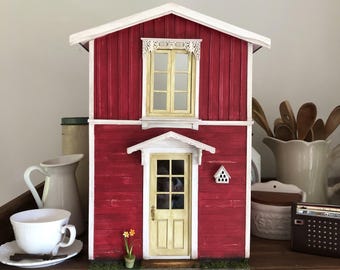 Custom Dollhouse Roombox 1/12th Scale 'Summerhaus'