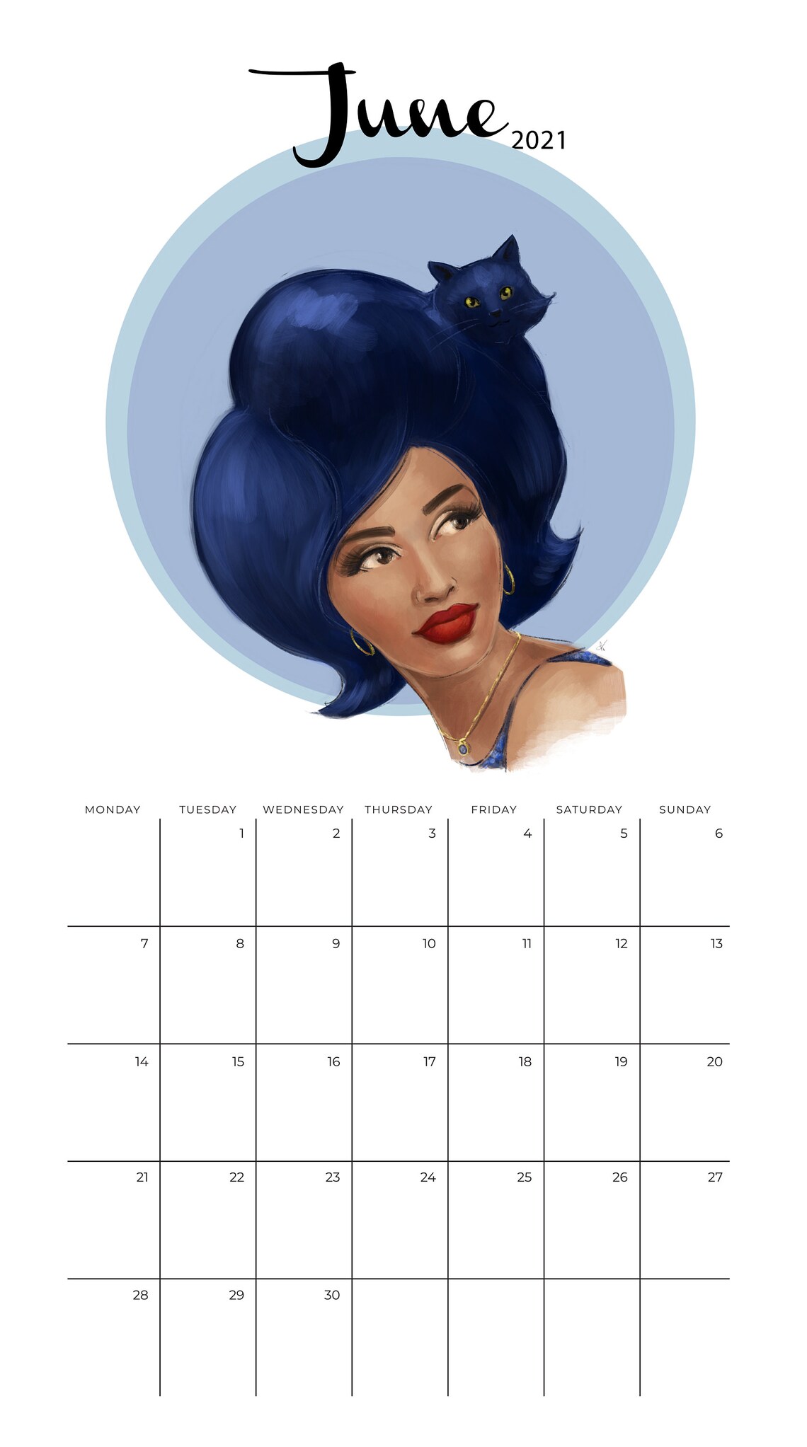 2021 Pinup Girl Wall Calendar Free Shipping In The USA All Etsy