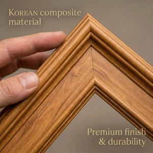 Honey color Multi-Color TV Frame for Samsung The Frame, Elegant Minimal Design, Custom Bezel, Fits All TV Brands B0720BCBC