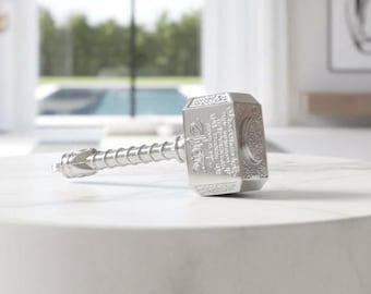 Mjolnir Fidget Spinner Metal Thor Hammer Desk Toy & Iconic Focus Aid
