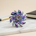 Matrix XL 5.5oz Heavyweight Transforming Fidget Spinner - Rainbow Metal Kinetic Gear Toy with Case