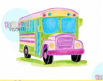Autobus scolastico PNG, Ritorno a scuola PNG, Design per sublimazione per insegnanti, Clipart autobus scolastico, Insegnante PNG, Primo giorno di scuola, Asilo nido PNG