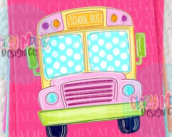 Autobus scolastico PNG, Ritorno a scuola PNG, Insegnante PNG, Clipart autobus scolastico, Primo giorno di scuola, Sublimazione insegnante, Clipart asilo, Autobus png