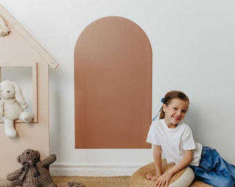 Tablero magnético Montessori con arco y pared de juego autoadhesiva (95 cm x 56 cm)