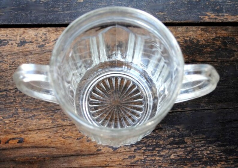 Hocking Glass Depression Spooner Knife & Fork Colonial Celery Etsy