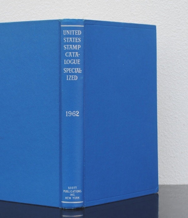 Vintage Stamp Collectors Book 1962 Scott's Specialized Etsy