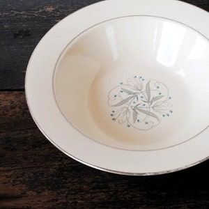 Franciscan Coronado Cream Soup Bowl /& Saucer Set 1930s Gladding McBean Antique China Dinnerware