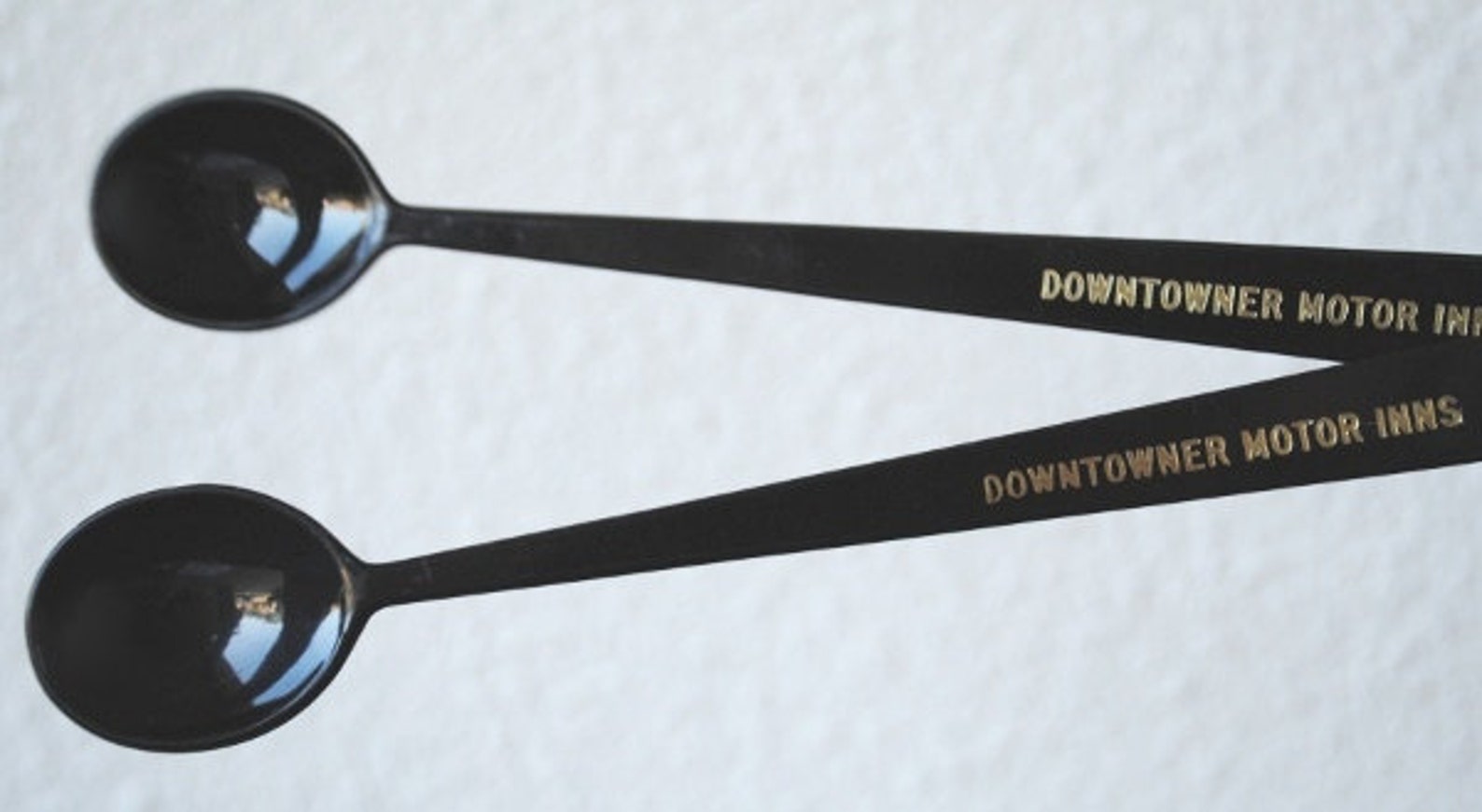 Vintage Swizzle Stick Spoons Bakersfield CA Downtowner Motor Etsy