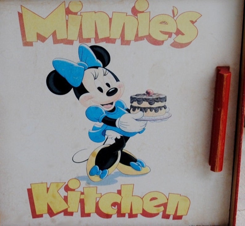 Vintage Disney Minnie Mouse Kitchen Set Display Toy FREE | Etsy