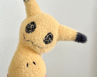 Mimikyu Crochet Plush – Handmade Fluffy Amigurumi, Pokémon Inspired Fan Art