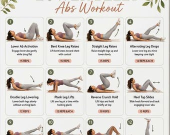 Druckbares PDF Drucke, Unterbauch Workout, Bauch Bauch Workout, Bauch Bauch Training, Bauch Bauch, Bauch Bauch, Bauchnabel, Bauchnabel, Bauchnabel, Bauchnabel, Bauchnabel, Hüften, Bauch