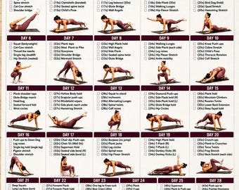 Desafio de Calistenia Militar de 28 Dias em PDF, Plano de Treino com Peso Corporal, Pôster de Fitness Bootcamp, Programa de Treinamento de Força, Princípios de Exercícios em Casa