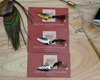 Wooly Bugger 3 Pack Fishing Lures with Casting Spoon