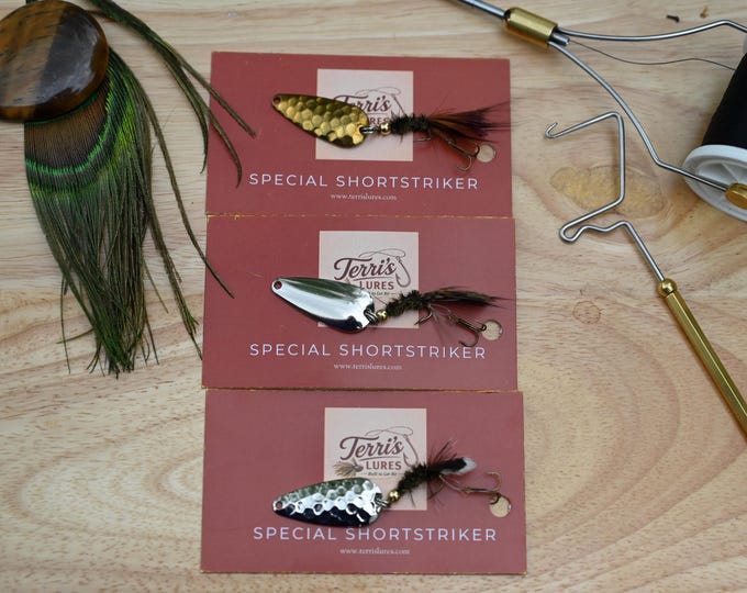 Wooly Bugger 3 Pack Fishing Lures with Casting Spoon