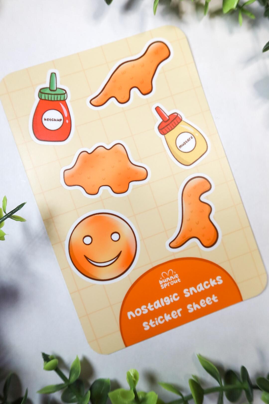 Snack Sticker Sheet Nostalgic Snacks Sticker Sheet | Matte Vinyl Sticker Sheet - Etsy