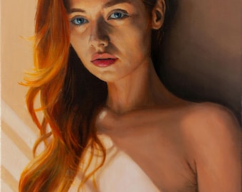 Alice - Oil on canvas - Portrait