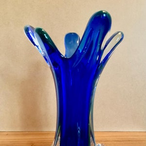 Murano Glass  Schale - Vintage - Kobaltblau - Mid Century