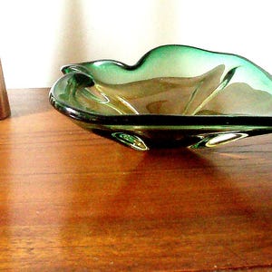 Murano Glass  Bowl - Mid Century - Flavio Poli - Sommerso - Art Glass