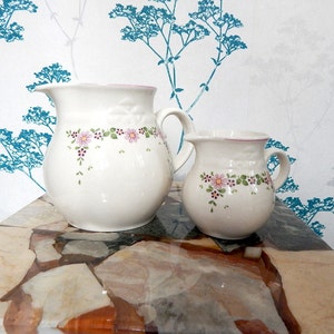 Vintage Ceramic Milk-Pots - 2 Pieces from 1950ies  Made in GDR