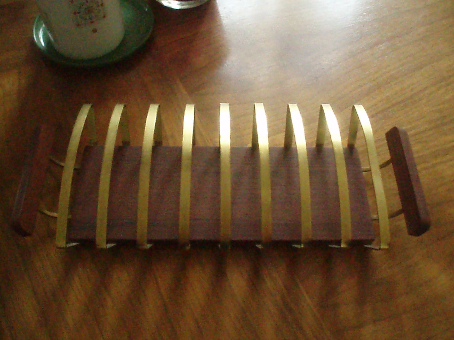 Toast Rack - Teak-wood - Brass - Mid Century - 1950ies - Scandinavian ...