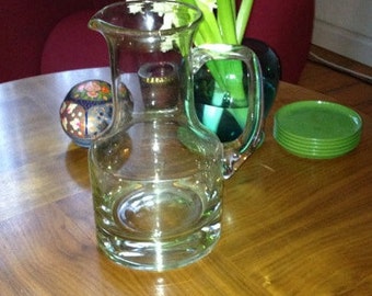 Elegant Glass Carafe from the 70ies