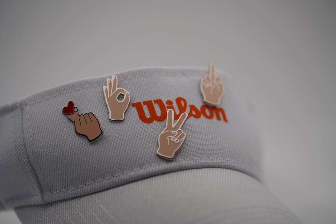 Set of Enamel Pins - Hand Gestures, Minimalist Pins, Modern Enamel Pins ...