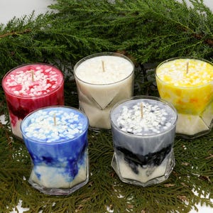 10oz Natural Soy Wax Candle - Handmade Container Candle in Jar | Cotton or Wood wick