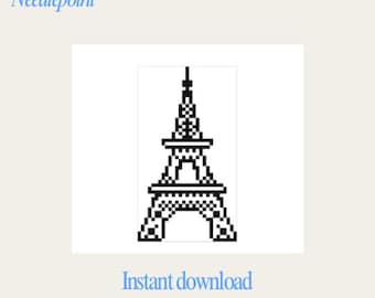 Eiffeltoren: borduurpatroon