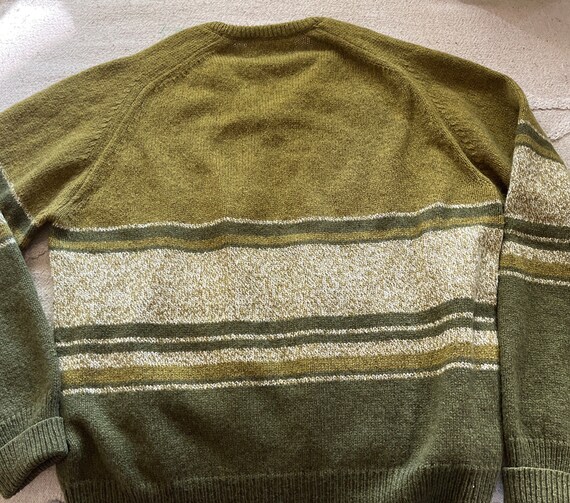 Vintage Green V-Neck Sweater/Green Dream Sweater/… - image 4