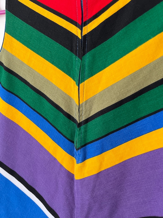 Vintage Rainbow Chevron Tunic - image 4