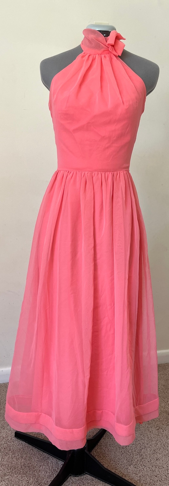 Gorgeous Coral/Salmon Pink House Of Bianchi Dress