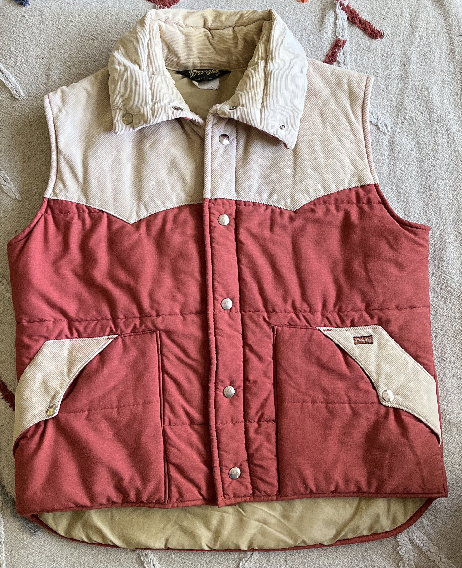 70s Wrangler Vest - Etsy