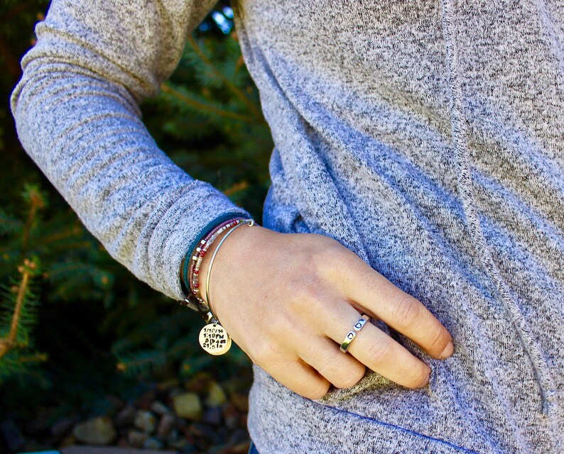 Perfect Gift for Inspiration You are Loved Inspirational and Adjustable Ring