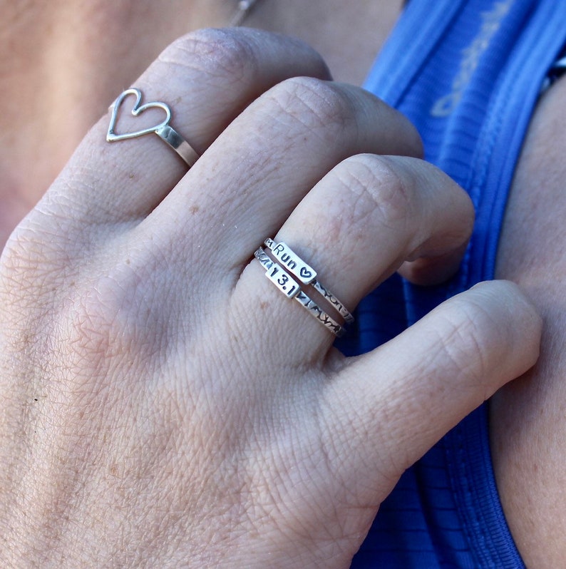 Runner Ring Rings for Runners Solid sterling silver Etsy
