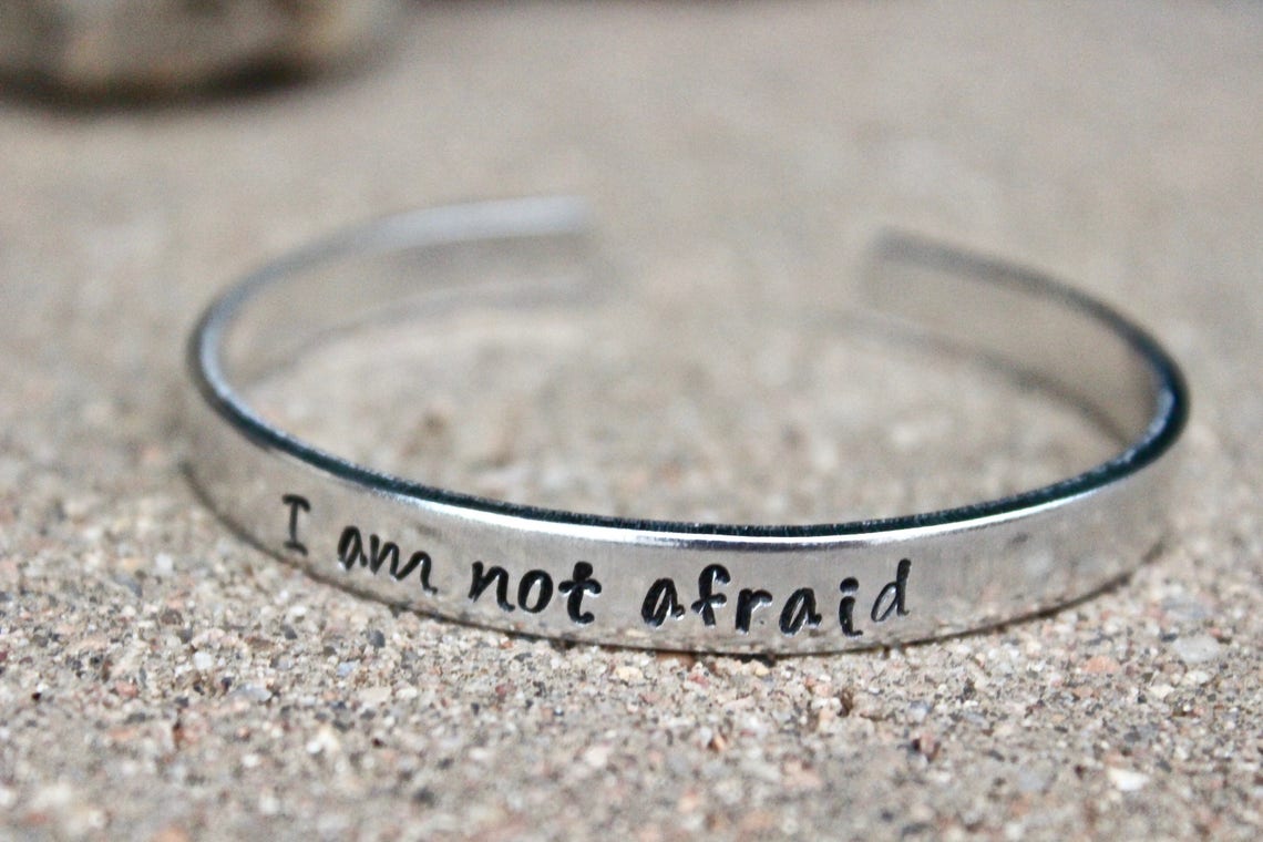 I am not Afraid Bracelet I am not Afraid Empowerment | Etsy