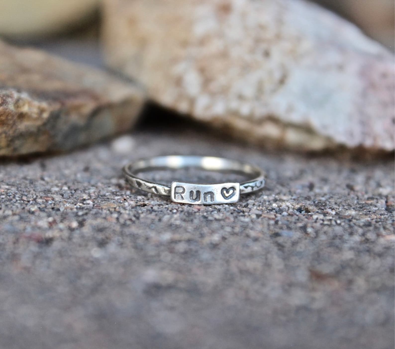 Runner Ring Rings for Runners Solid Sterling Silver Etsy